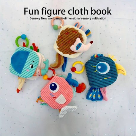 کتاب پارچه ای آموزشی صدادار 3 بعدی happy monkey