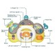 اسباب بازی فرمان موزیکال 4 حالته viva kids
