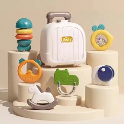 ست جغجغه و دندانگیر چمدانی 6 عددی ویوا کیدز Viva Kids