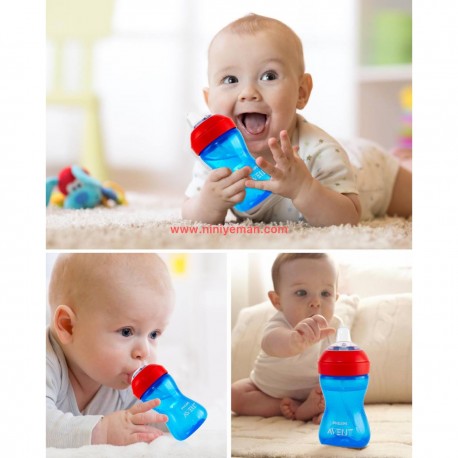 لیوان آبمیوه خوری 300 میل سوپاپ دار اونت Avent