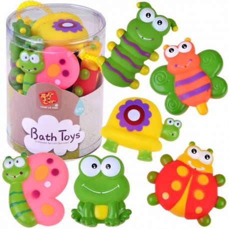 اسباب بازی حمام 6 عددی آبپران حشرات