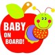 بی بی آن بورد طرح زنبور Baby On Board