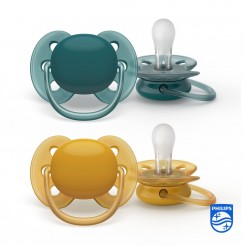 پستانک دو عددی ultra soft (6-18ماه) فیلیپس اونت AVENT