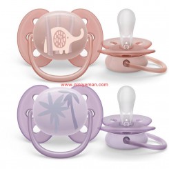 پستانک دو عددی ultra SOFT (0-6 ماه) فیلیپس اونت Avent
