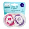 پستانک دو عددی ultra air (6-18 ماه) فیلیپس اونت AVENT