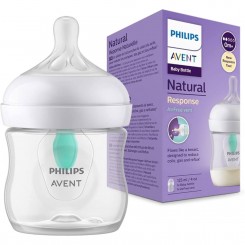 شیشه شیر 125 میل طلقی Air free Natural Response اونت AVENT