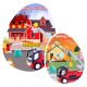 ماشین آتش نشانی E9998 هولی تویز Huile Toys