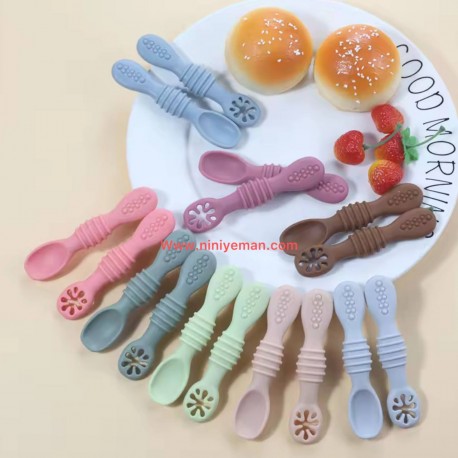 قاشق و پوره خوری سیلیکونی