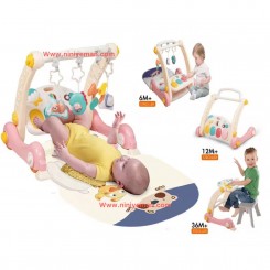 واکر و تشک بازی پیانویی 4 کاره طرح خرس Haoyang مدل N5032P