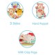 کتاب پارچه ای آموزشی صدادار طرح حیوانات جنگل kids melody