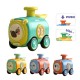 ماشین فشاری طرح قطار حیوانات پک 4 عددی