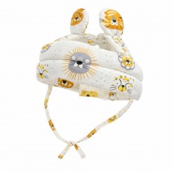 کلاه محافظ سر کودک گوش دار طرح شیر ninisafe