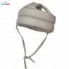کلاه محافظ سر کودک کرم خال خالی ninisafe