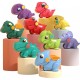 اسباب بازی دایناسور Huile Toys هولی تویز 9 عددی کد He79700
