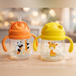 لیوان آبمیوه خوری 270 میل دسته دار HUGGY BUGGy