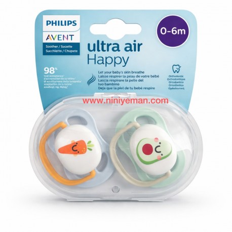 پستانک دو عددی ultra air (0-6 ماه) فیلیپس اونت Avent