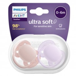 پستانک دو عددی ultra SOFT (0-6 ماه) فیلیپس اونت Avent