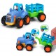 اسباب بازی تراکتور مزرعه با واگن هولا تویز مدل 326B (Hola Toys)