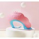 کلاه حمام نوزاد و کودک سیلیکونی طرح شیر دریایی