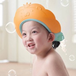 کلاه حمام نوزاد و کودک سیلیکونی طرح خرس