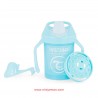 لیوان آبخوری دسته دار تویست شیک آبی 230 میل Twistshake