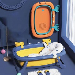 وان حمام نوزاد و کودک آکاردئونی طرح خرچنگ