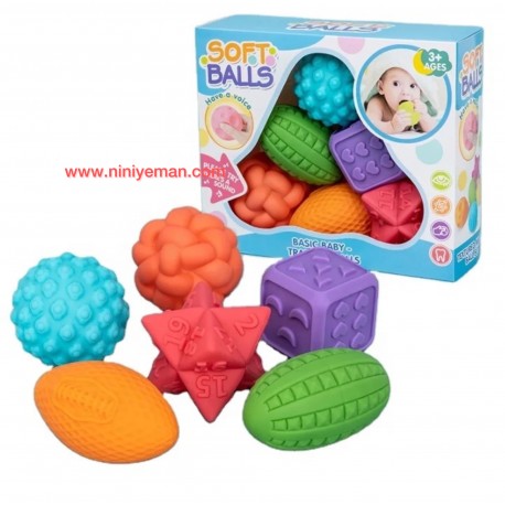 توپ آموزشی 6 عددی سایز بزرگ soft balls