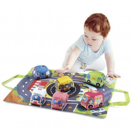 فرش بازی وسیله نقلیه پارچه ای هانگر HUANGER he0299