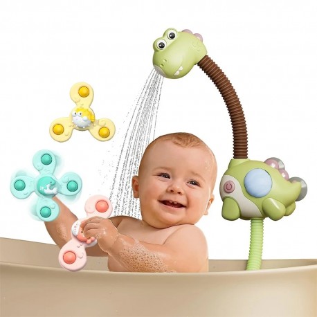 دوش حمام کودک طرح دایناسور شارژی